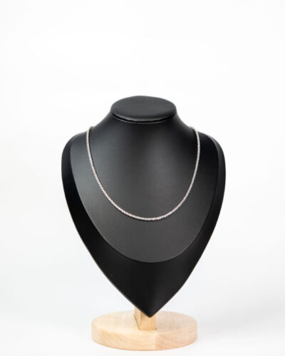Collier femme Diamond Glow Necklace plaqué or 18 carats en acier inoxydable - Lumine Jewelry Maroc
