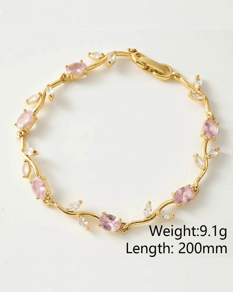 Tulip Garden Bracelet - Pink