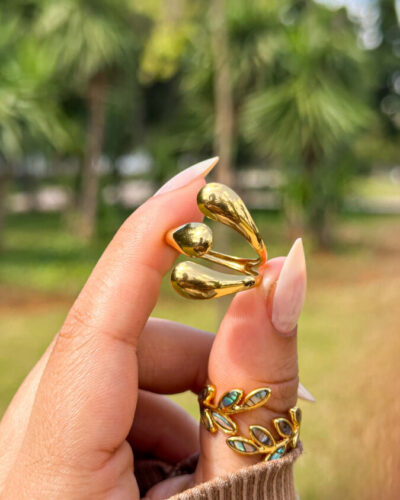 Three Bars ring