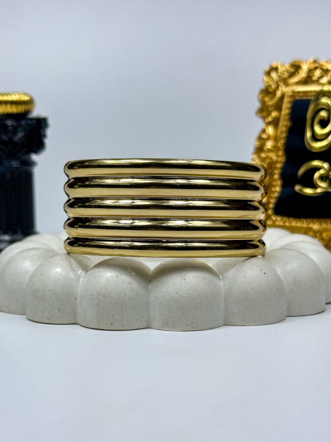 ribbed cuff bangle – Image 4