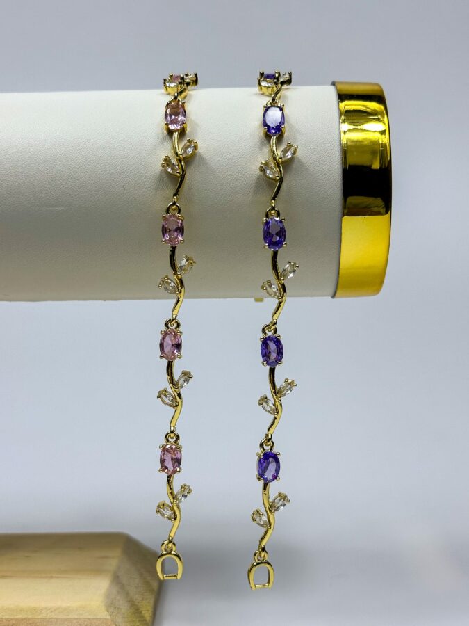 Tulip Garden Bracelet - Pink – Image 3