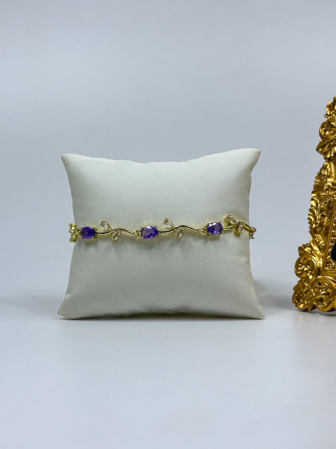 Tulip Garden Bracelet - Purple – Image 2